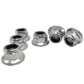 M10 M20 Stainless Steel Nylon Insert Hex Flange Lock Nut DIN6923